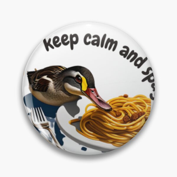 Item preview, keep calm and spaghetti clamp t-shrit designed and sold by Frozentrust.