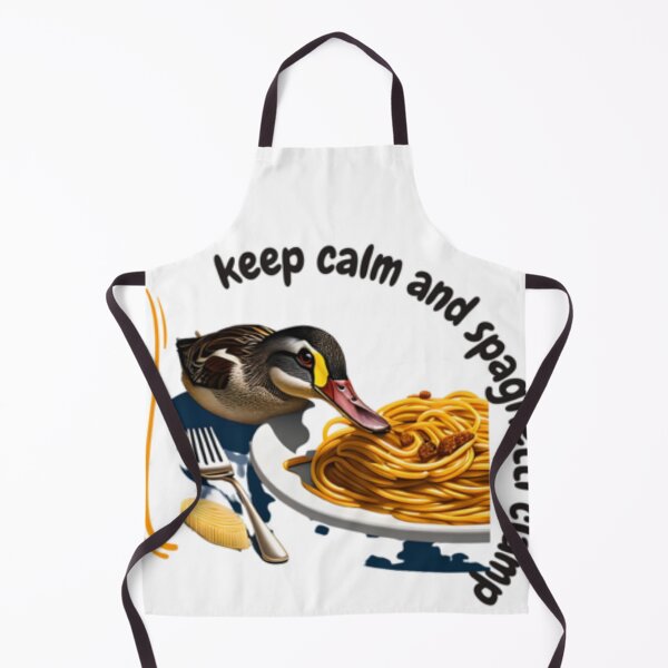 Item preview, keep calm and spaghetti clamp t-shrit designed and sold by Frozentrust.