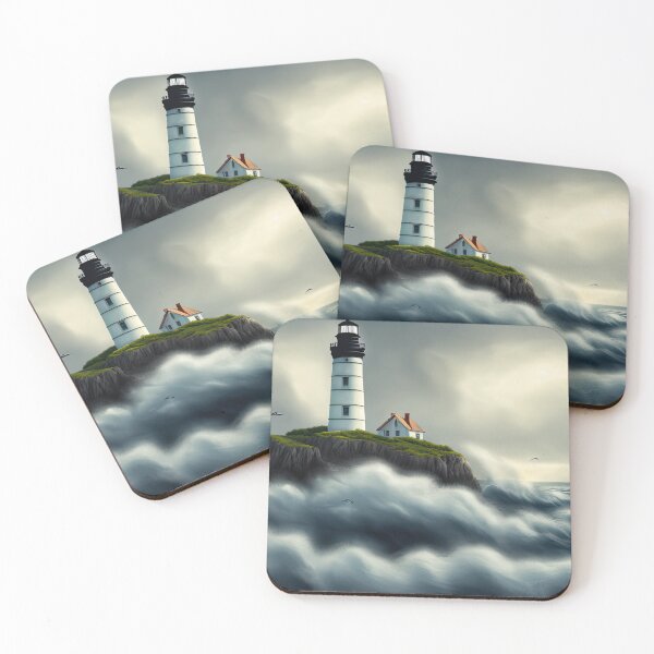 Item preview, Island with a lighthouse  designed and sold by pietrofoto.