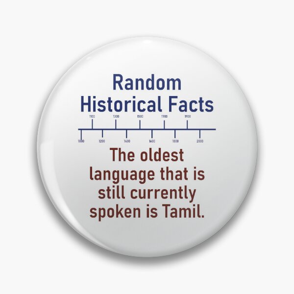 Item preview, The Oldest Language - History Fact designed and sold by CrankyOldDude.