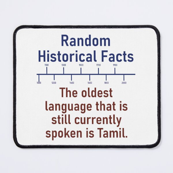 Item preview, The Oldest Language - History Fact designed and sold by CrankyOldDude.