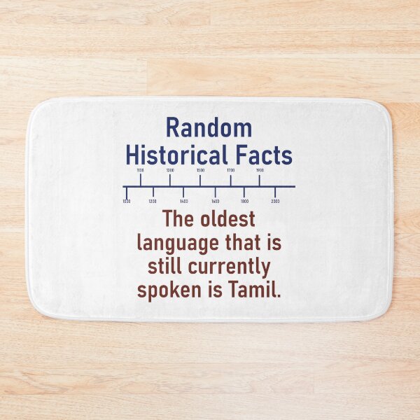 Aperçu de l'œuvre The Oldest Language - History Fact créée et vendue par CrankyOldDude.