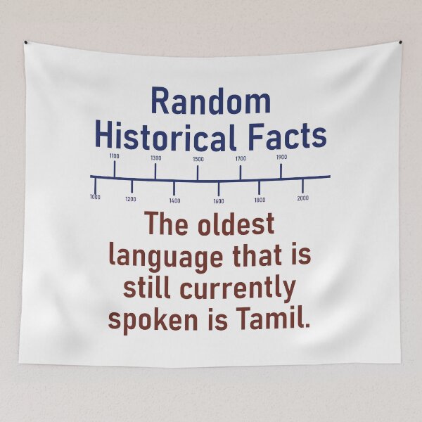 Item preview, The Oldest Language - History Fact designed and sold by CrankyOldDude.