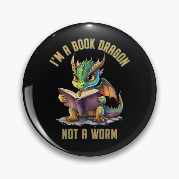 Item preview, Bookdragon designed and sold by RockBeeDesigns.