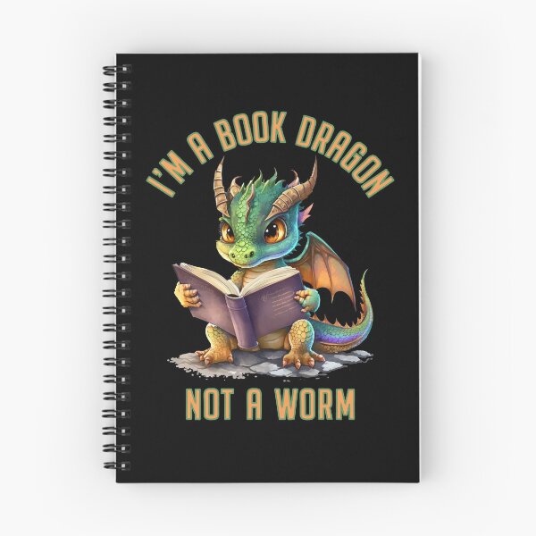 Item preview, Bookdragon designed and sold by RockBeeDesigns.