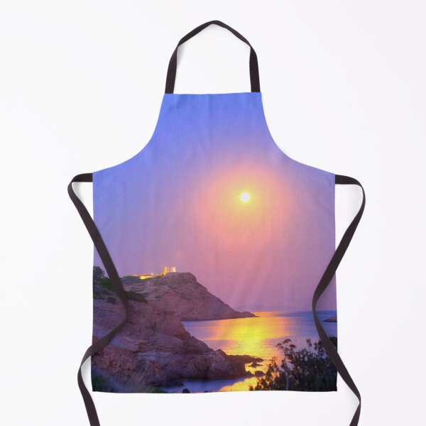Item preview, Full Moon and the Temple of Apollo in Sounion designed and sold by Bill Metallinos.