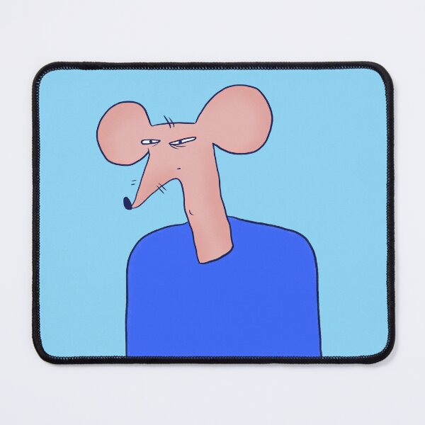 Item preview, Funny and suspicious skinny rat in blue sweater designed and sold by IULIART.