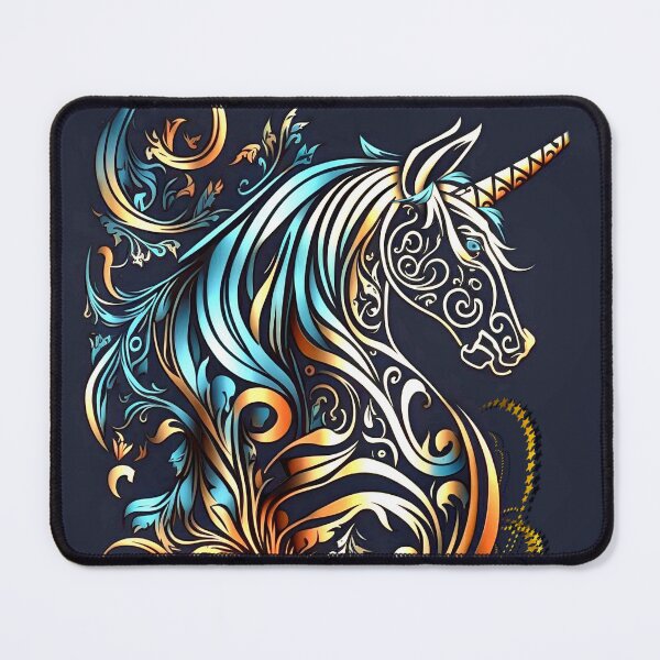 Item preview, Mystical Unicorn, fantasy art designed and sold by LoneAngel.