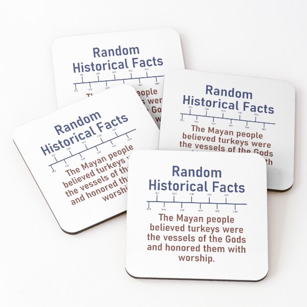 Item preview, The Mayan People Believed Turkeys - History Fact designed and sold by CrankyOldDude.