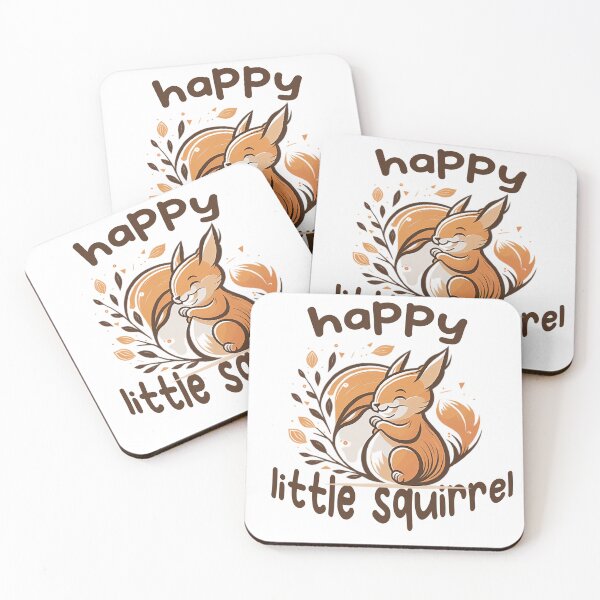 Item preview, happy little squirrel designed and sold by YomaYoo.