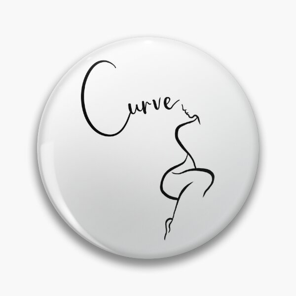 Item preview, Curve Pin (Black) designed and sold by The-RIG-Project.