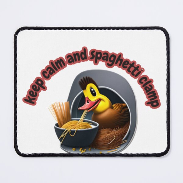 Item preview, keep calm and spaghetti clamp designed and sold by Frozentrust.