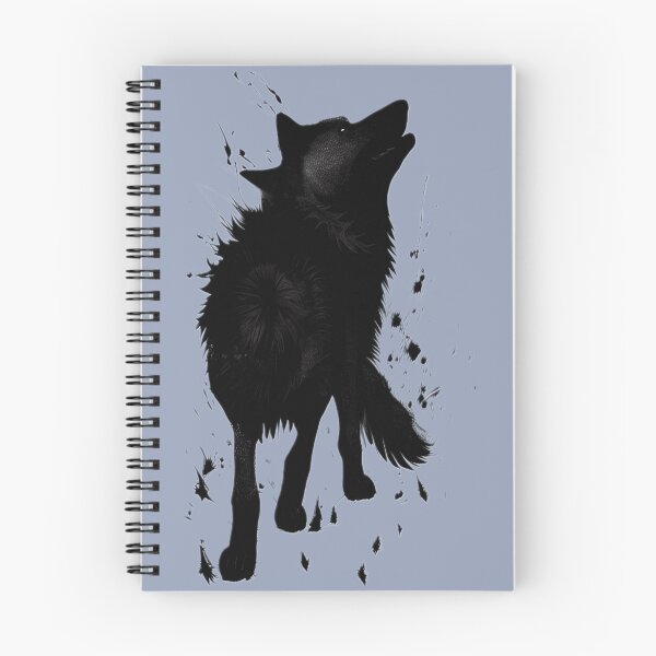 Item preview, Howling Wolf - Black and White Silhouette  designed and sold by DreamingAwake1.