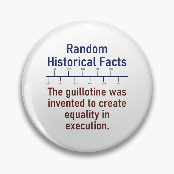 Item preview, The Guillotine Was Invented  - History Fact designed and sold by CrankyOldDude.