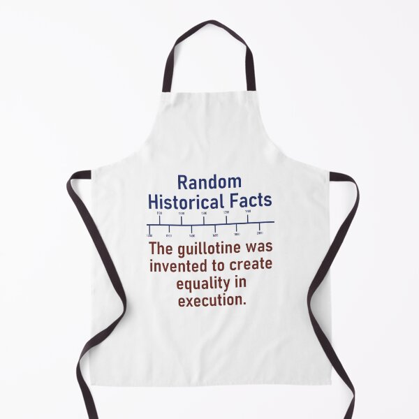 Item preview, The Guillotine Was Invented  - History Fact designed and sold by CrankyOldDude.