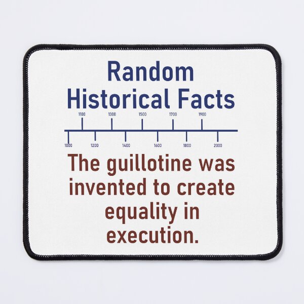 Item preview, The Guillotine Was Invented  - History Fact designed and sold by CrankyOldDude.