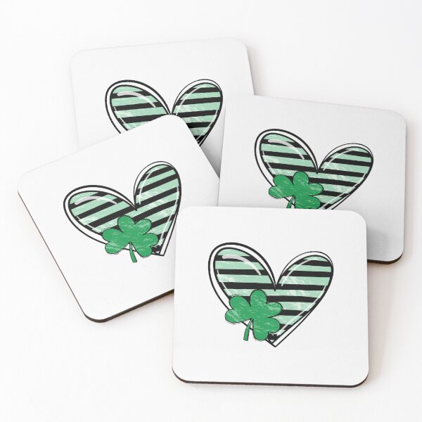 Item preview, Heart St Patricks Day Shamrock Irish cute Shamrock designed and sold by Cheeeeky.