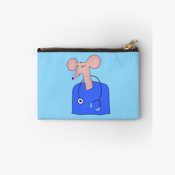 Item preview, Funny and suspicious skinny rat doctor in blue sweater designed and sold by IULIART.
