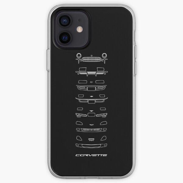 Chevy Corvette Generations iPhone Soft Case