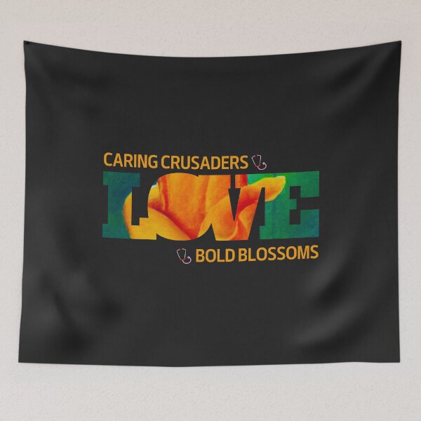 Item preview, Caring Crusaders Bold Blossoms T-Shirt designed and sold by Wang Yu  sheng.