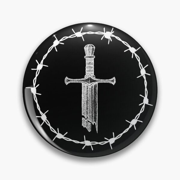 Item preview, Broken Sword Barbed Wire Saint Martin of Tours Gothic designed and sold by thecamphillips.
