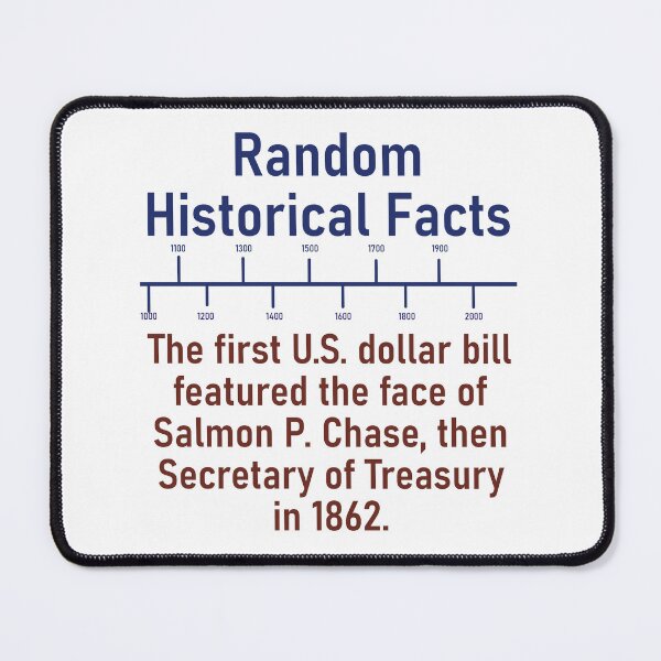 Item preview, The First US Dollar Bill - History Fact designed and sold by CrankyOldDude.