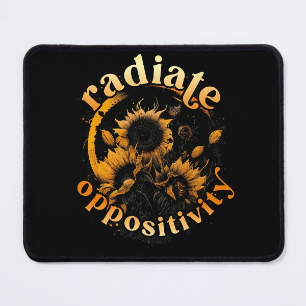 Item preview, radiate oppositivity, think outside the box, sunflower designed and sold by themoniae.