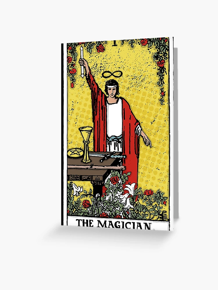Tarotkarte „Der Magier“ Als Bügelaufnäher – Bestickt, 9,1 Cm, Für Kleidung & Accessoires