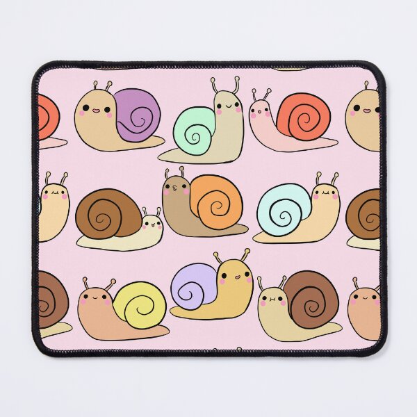 Item preview, Cute colorful snails pattern  designed and sold by Yarafantasyart.