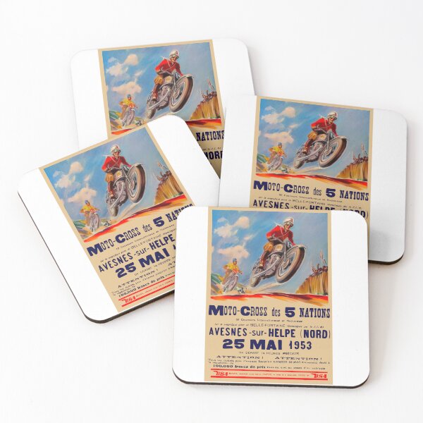 Item preview, 1953 Motocross Of Nations Poster designed and sold by Exclusively Motorsport.