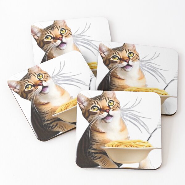 Item preview, Camiseta gato comiendo espaguetis designed and sold by Frozentrust.