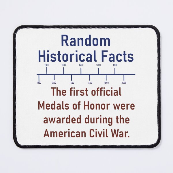 Item preview, The First Official Medals Of Honor  - History Fact designed and sold by CrankyOldDude.