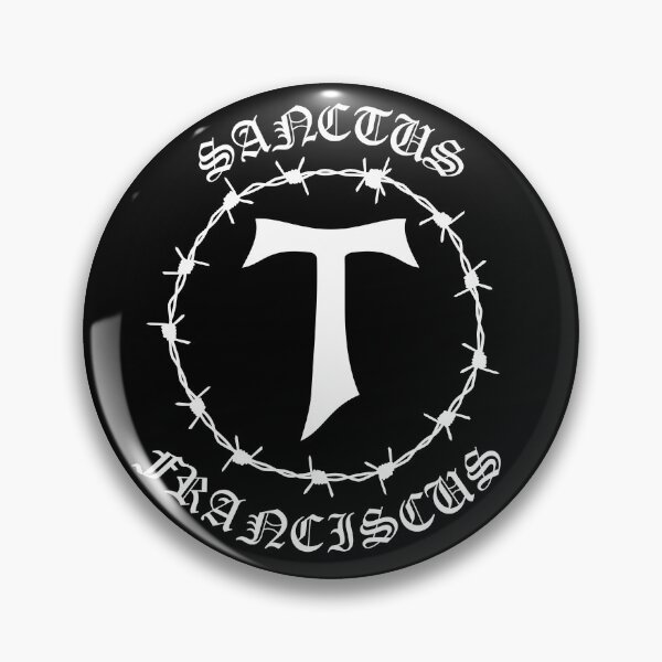 Item preview, Saint Francis of Assisi Franciscan Tau Cross Barbed Wire Gothic designed and sold by thecamphillips.