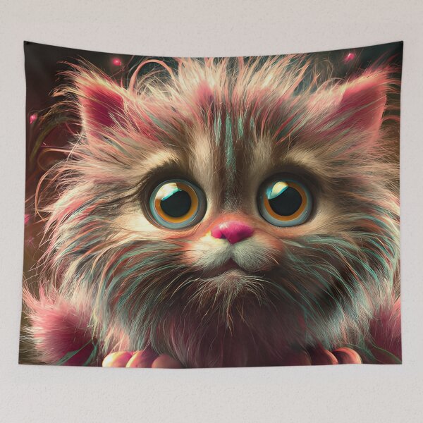 Item preview, FLUFFY FANTASY CAT designed and sold by KatisDesign.