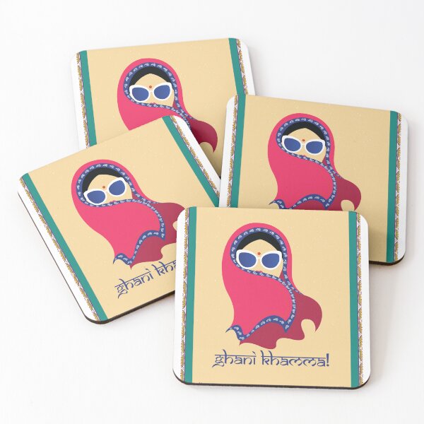 Item preview, Ghani Khamma Indian Art Sticker designed and sold by HappyDoki.