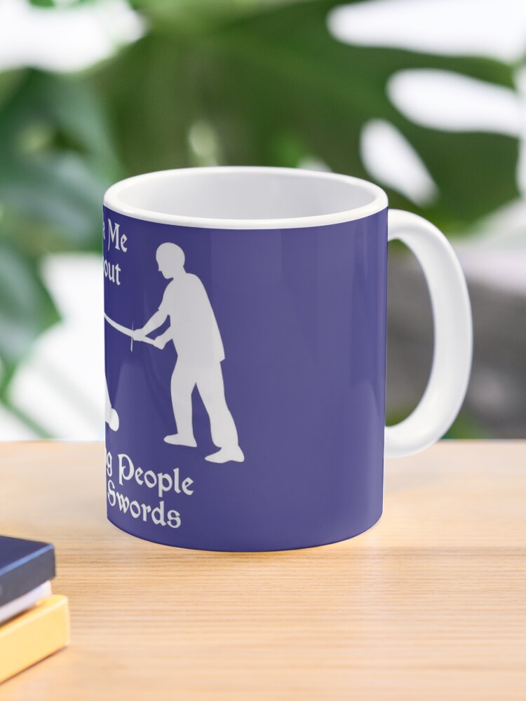 barbecue Waarnemen Amerika HEMA - Ask Me About Hitting People with Swords" Coffee Mug for Sale by  littlebearart | Redbubble