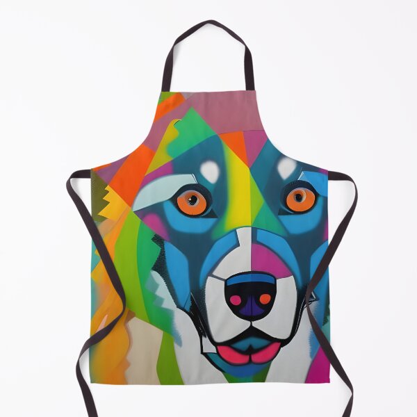 Item preview, Husky Asbtact art. Purple Husky. Husky Art. Siberian husky art. designed and sold by Doggymadness.