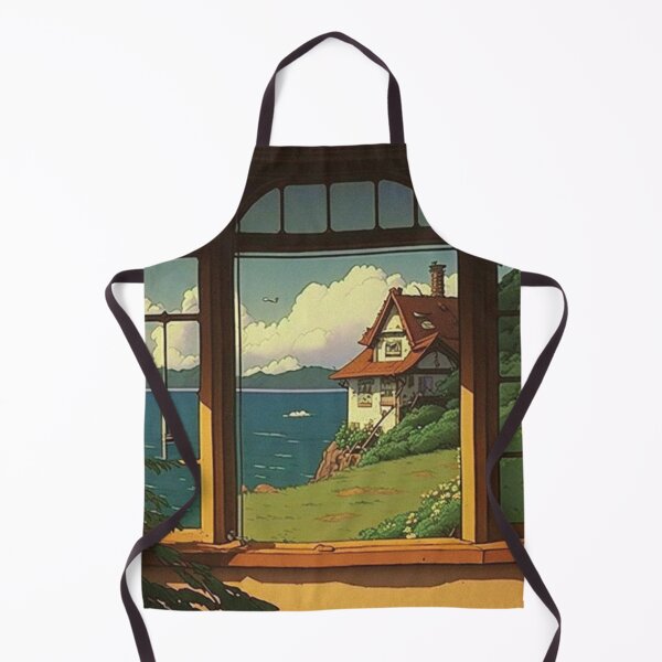 Item preview, Memories of the Cabin by the Seaside - Retro Anime Inspired designed and sold by Roy Lyons.
