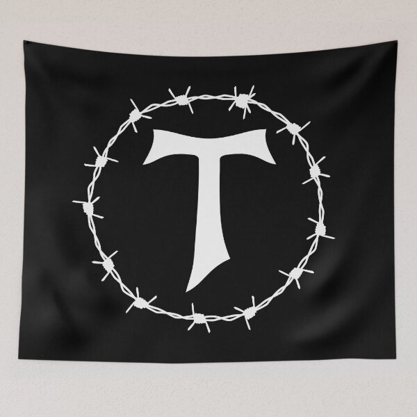 Item preview,  Tau Cross Barbed Wire Saint Francis of Assisi Franciscan Gothic designed and sold by thecamphillips.