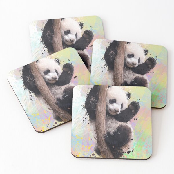 Item preview, Penny The Panda Street Art Painting designed and sold by Exclusively Motorsport.