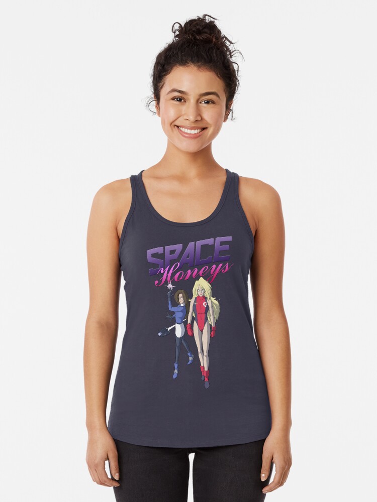 Thumbnail 1 of 3, Racerback Tank Top, Space Honeys 2023 designed and sold by Mister-Neil.