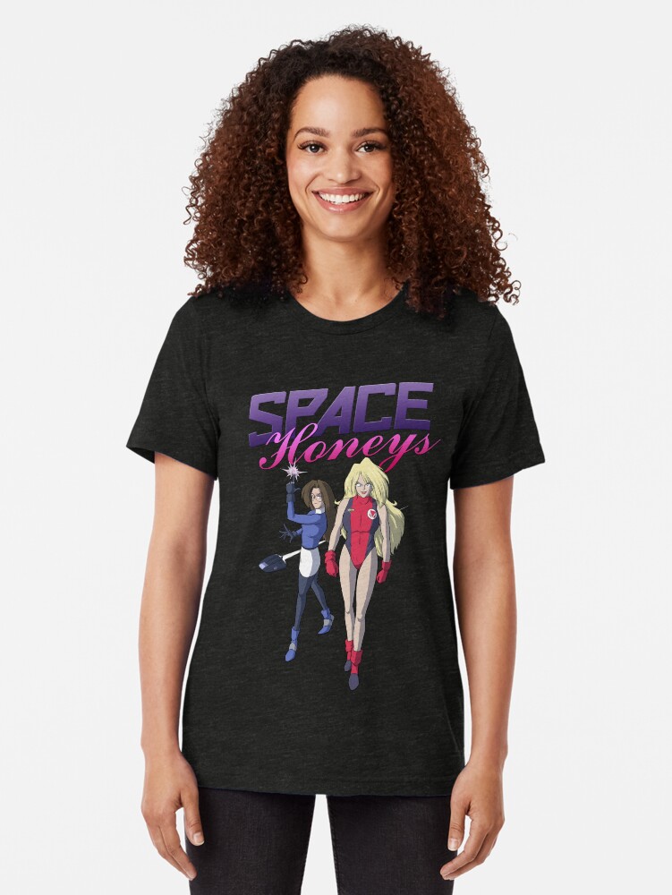 Thumbnail 2 of 6, Tri-blend T-Shirt, Space Honeys 2023 designed and sold by Mister-Neil.