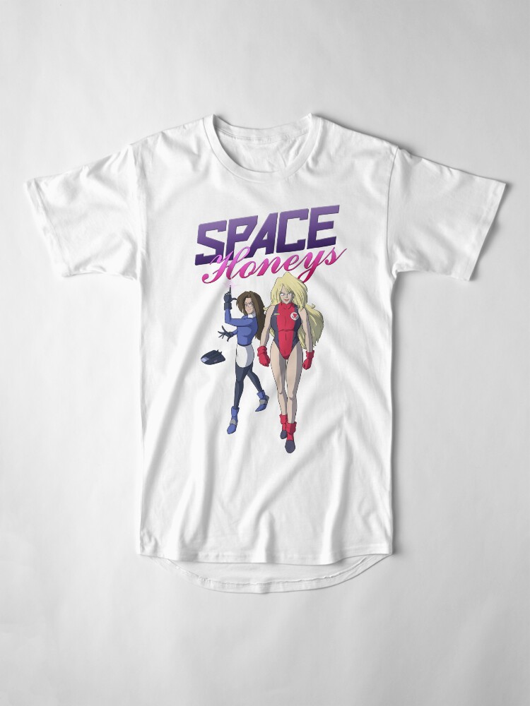 Thumbnail 4 of 5, Long T-Shirt, Space Honeys 2023 designed and sold by Mister-Neil.