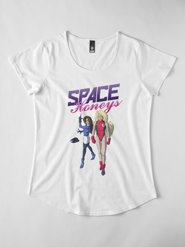 Premium Scoop T-Shirt, Space Honeys 2023 designed and sold by Mister-Neil