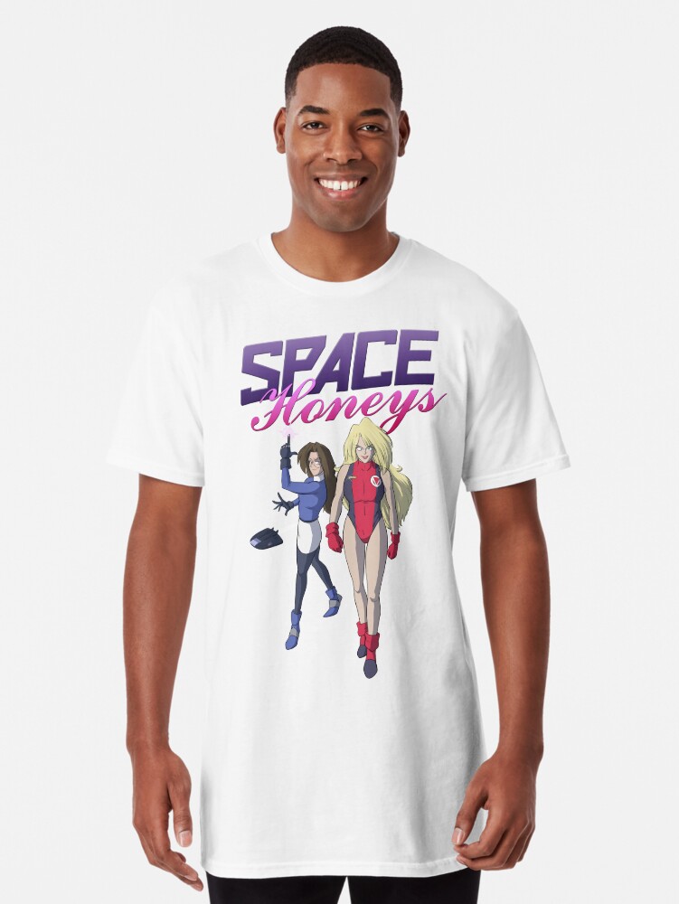 Thumbnail 1 of 5, Long T-Shirt, Space Honeys 2023 designed and sold by Mister-Neil.