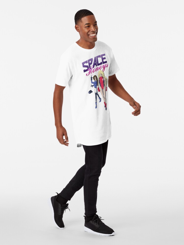 Thumbnail 3 of 5, Long T-Shirt, Space Honeys 2023 designed and sold by Mister-Neil.