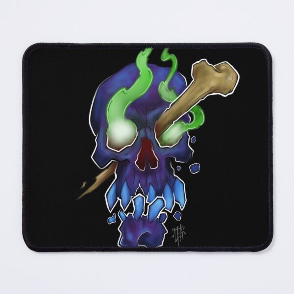 Item preview, Cartoon Purple Evil Skull | Halloween Creepy Skull and Bones Design designed and sold by Mitch616Art.