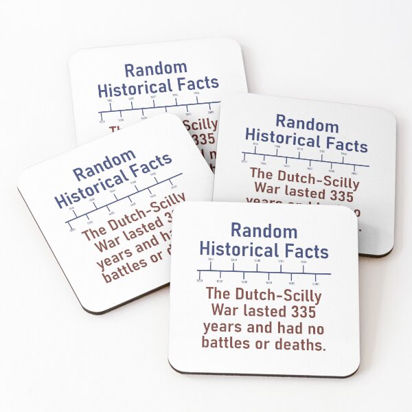 Item preview, The Dutch-Scilly War Lasted 335 Years  - History Fact designed and sold by CrankyOldDude.