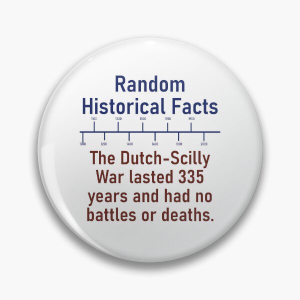 Item preview, The Dutch-Scilly War Lasted 335 Years  - History Fact designed and sold by CrankyOldDude.