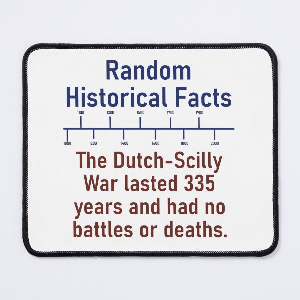 Item preview, The Dutch-Scilly War Lasted 335 Years  - History Fact designed and sold by CrankyOldDude.
